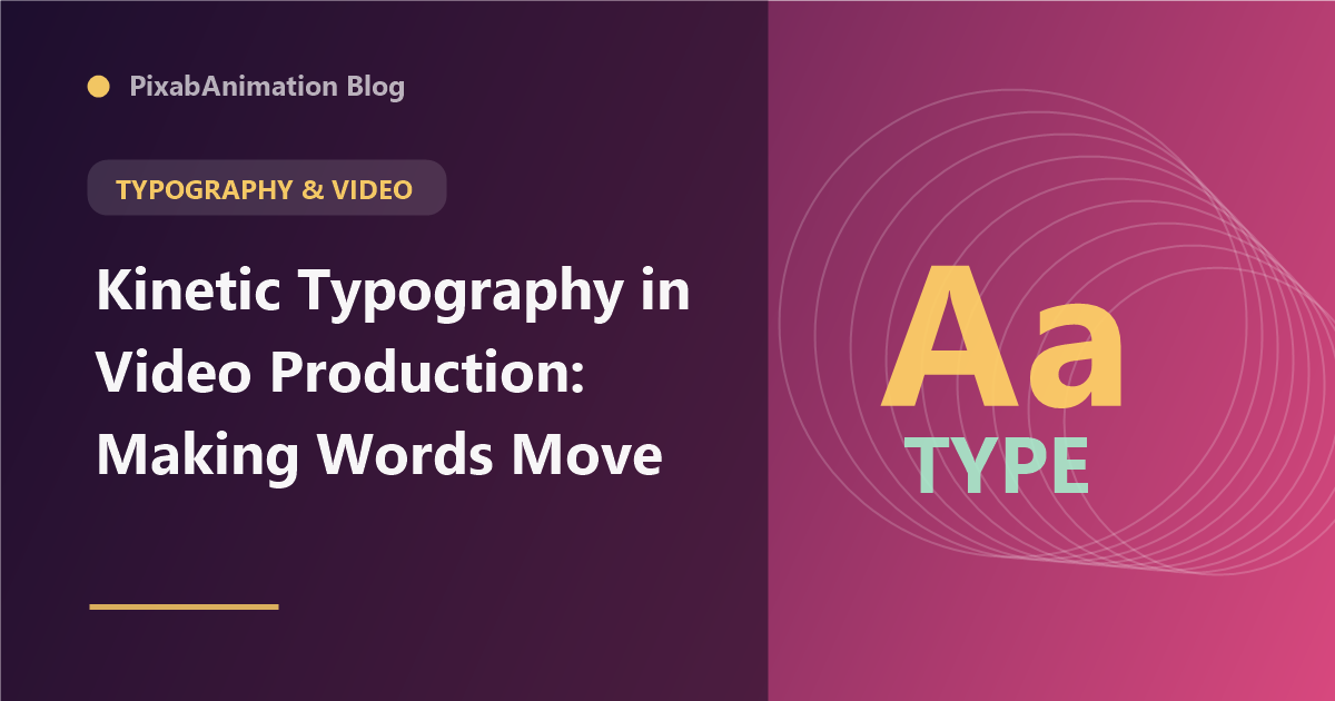 Kinetic Typography in Video Production