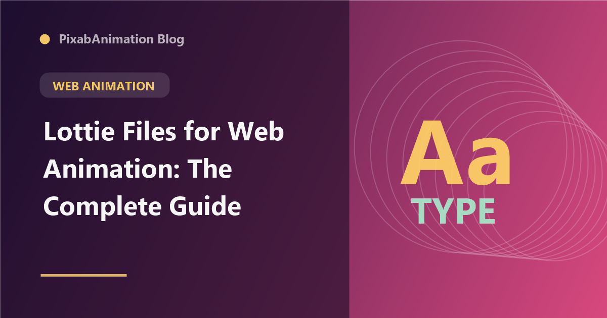 Lottie Files for Web Animation